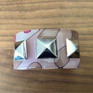 VINTAGE Emilio Pucci Lucite Bracelet